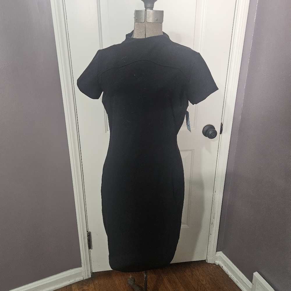 FLX Black Midi Dress